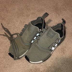 Adidas Olive green nmd’s